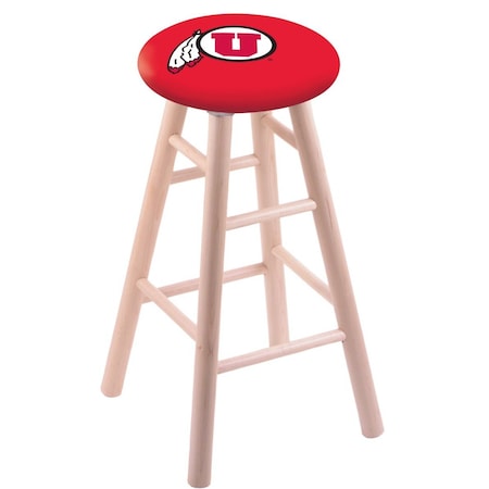 Maple Bar Stool,Natural Finish,Utah Seat